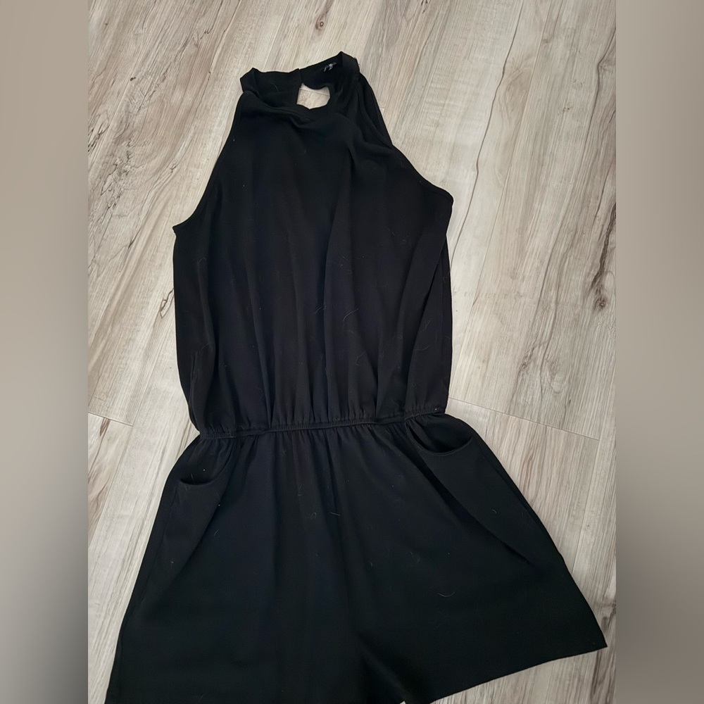 Women’s black romper